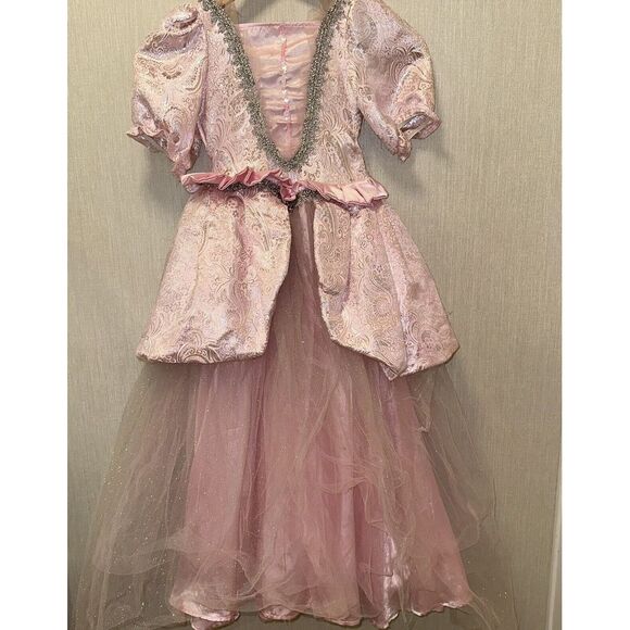 Girls Sz 6 Wishcraft Pink Formal Princess Dress Renassaince Gown Style Fancy - Picture 1 of 9